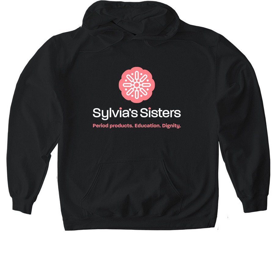 Sylvia's Sisters Logo&nbsp;, a Black Gildan Softstyle Pullover Hoodie