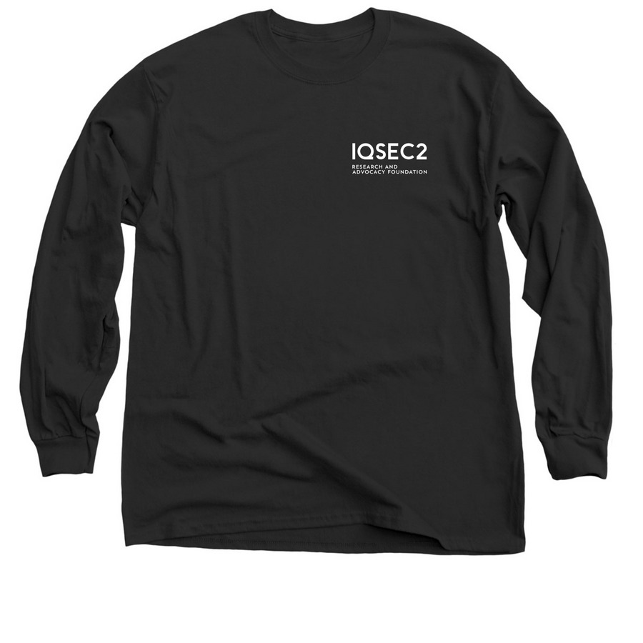 Together for IQSEC2 Research&nbsp;, a Black Classic Long Sleeve Tee