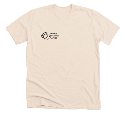 NSHA Logo&nbsp;, a Heather Soft Cream Premium Unisex Tee