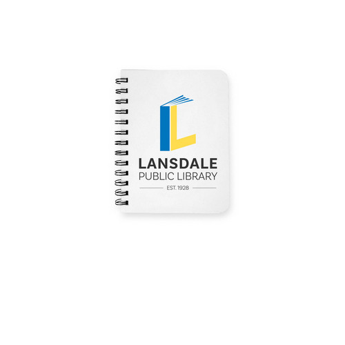 Lansdale Public Library Notebook, a White Spiral Notebook