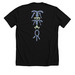 NVA Logo, a Solid Black Blend Premium Unisex Tee (back-view)