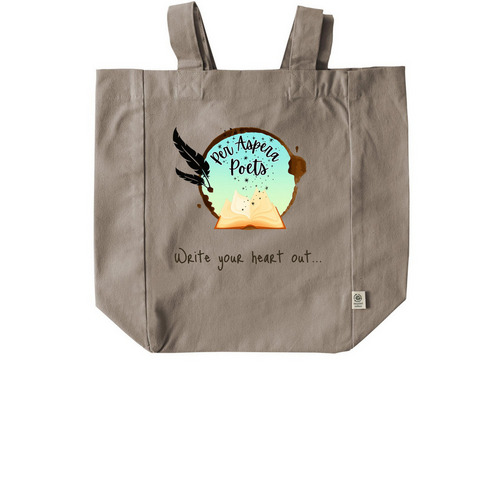 Per Aspera Poets, a Pumice Recycled Cotton Tote Bag