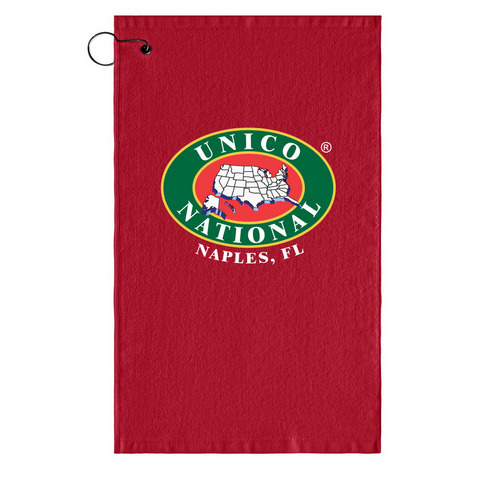 Golf Towel, a Red Golf Towel