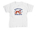 Running Bobcat Light (kid), a White Youth Unisex Tee