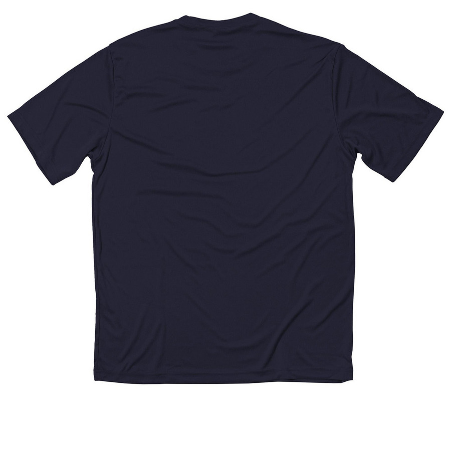 Tech Tee Coffee Fans&nbsp;, a True Navy Classic Performance Tee (back-view)