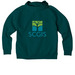 SCGIS Logo Sweatshirts, a Deep Sea Green Allmade Organic CVC Pullover Hoodie (back-view)