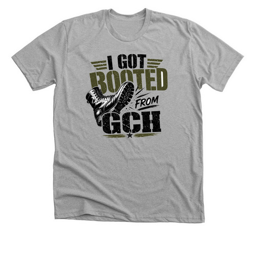 Booted, a Athletic Heather Premium Unisex Tee