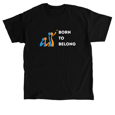 Born to Belong - Star Tee, a Black Classic Unisex Tee