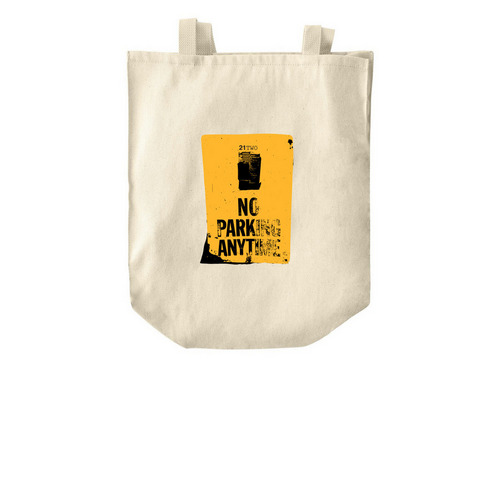 No parking Tote Bag, a Natural Over-the-Shoulder Shopping Tote Bag