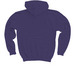 Youth Purple Pullover Hoodie, a Purple Youth Pullover Hoodie (back-view)
