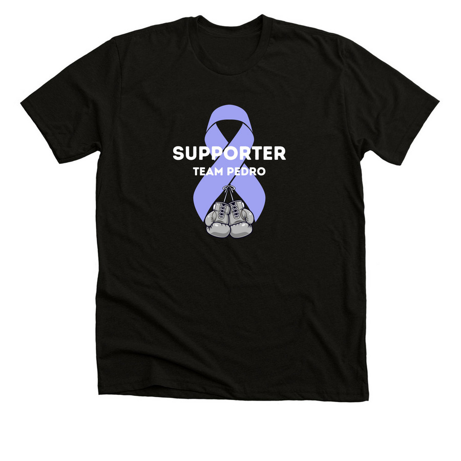 Support Pedro's fight against cancer&nbsp;, a Solid Black Blend Premium Unisex Tee