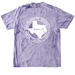 Klein, TX - White Logo Dual Design, a Amethyst Comfort Colors Colorblast Tee (back-view)