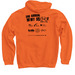 Newt Scoot 2026 Event Tee, a Orange Pullover Hoodie (back-view)