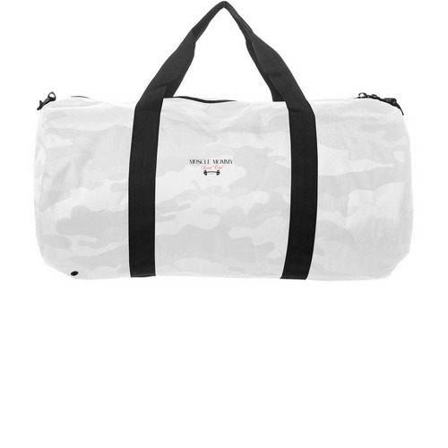 Live it. Wear it., a White Camo Day Tripper Duffel Bag