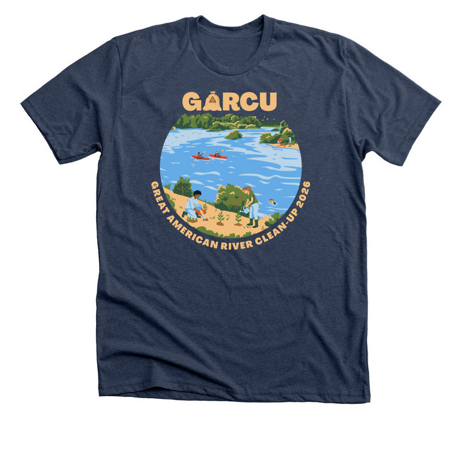 2026 GARCU Shirt, a Heather Navy Premium Unisex Tee