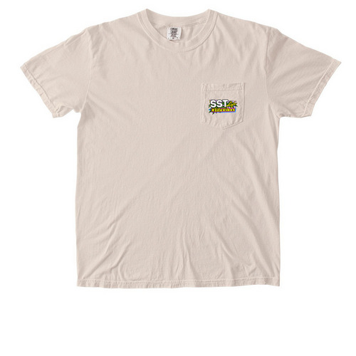 SSTLife - Vibes Baby - Pocket Tee, a Ivory Comfort Colors Pocket Tee