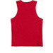 Tank Tops, a Red Premium Cotton Tank (back-view)