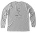 The Chat- Sonoma Light, a Athletic Heather Premium Long Sleeve Tee (back-view)