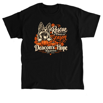 Fall design, a Black Classic Unisex Tee