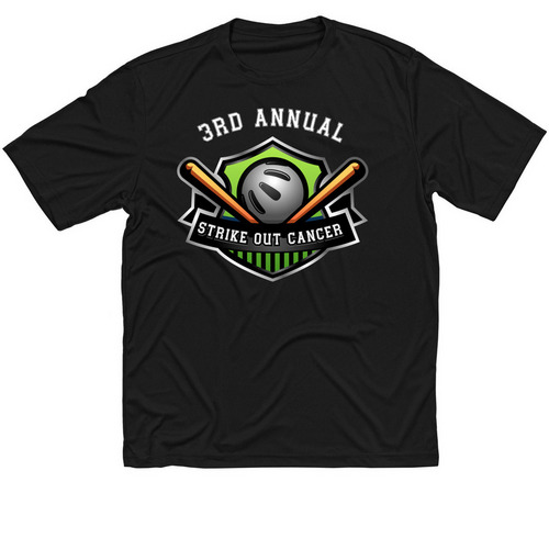 3rd Annual Strike Out Cancer, a Black Classic Performance Tee
