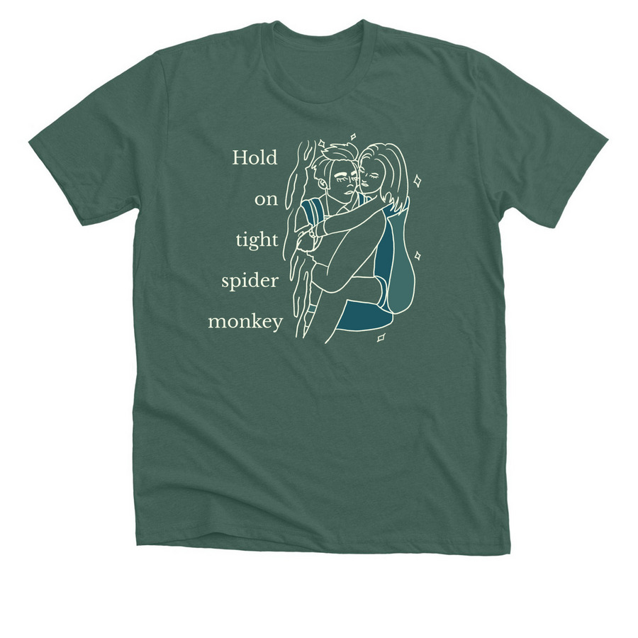 Mainely Babywearing Halloween Fundraiser, a Heather Forest Premium Unisex Tee