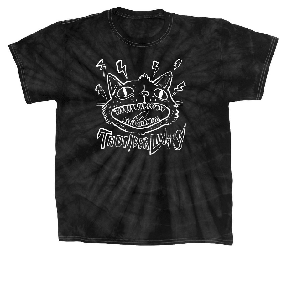 Thunderlingus, a Black Classic Tie Dye Tee