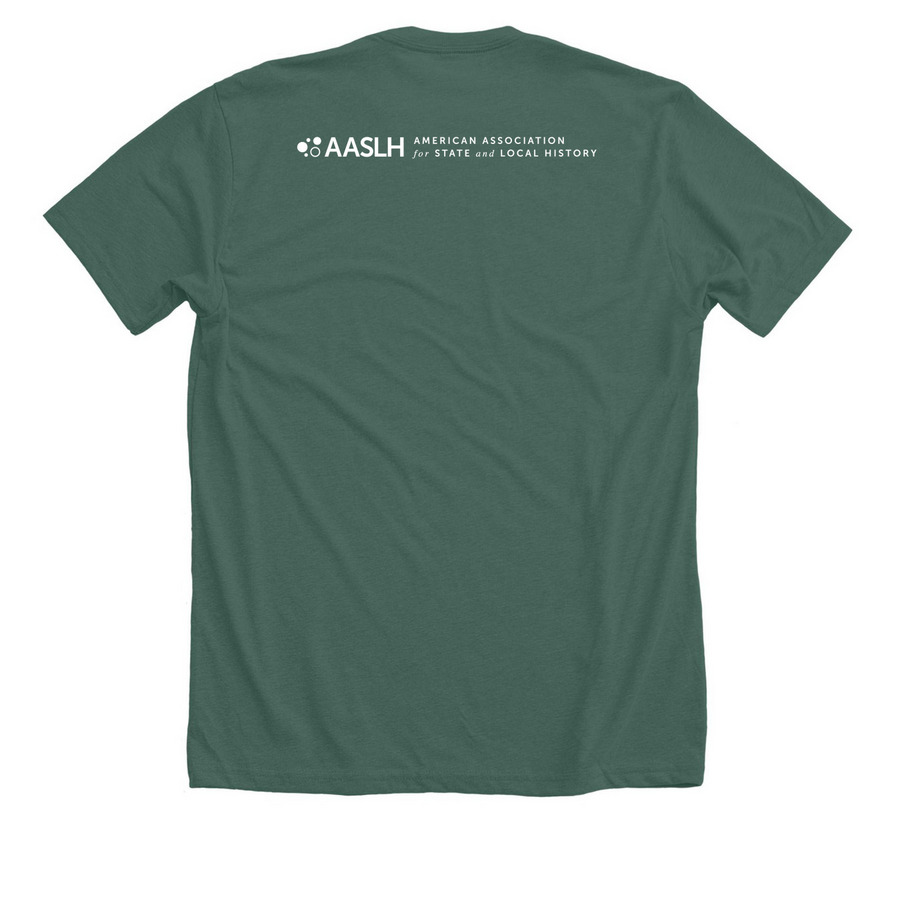 Deferred Maintenance, a Heather Forest Premium Unisex Tee (back-view)