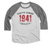 Vintage Style Tee, a Premium Heather and Heather White 3/4 Sleeve Baseball Tee