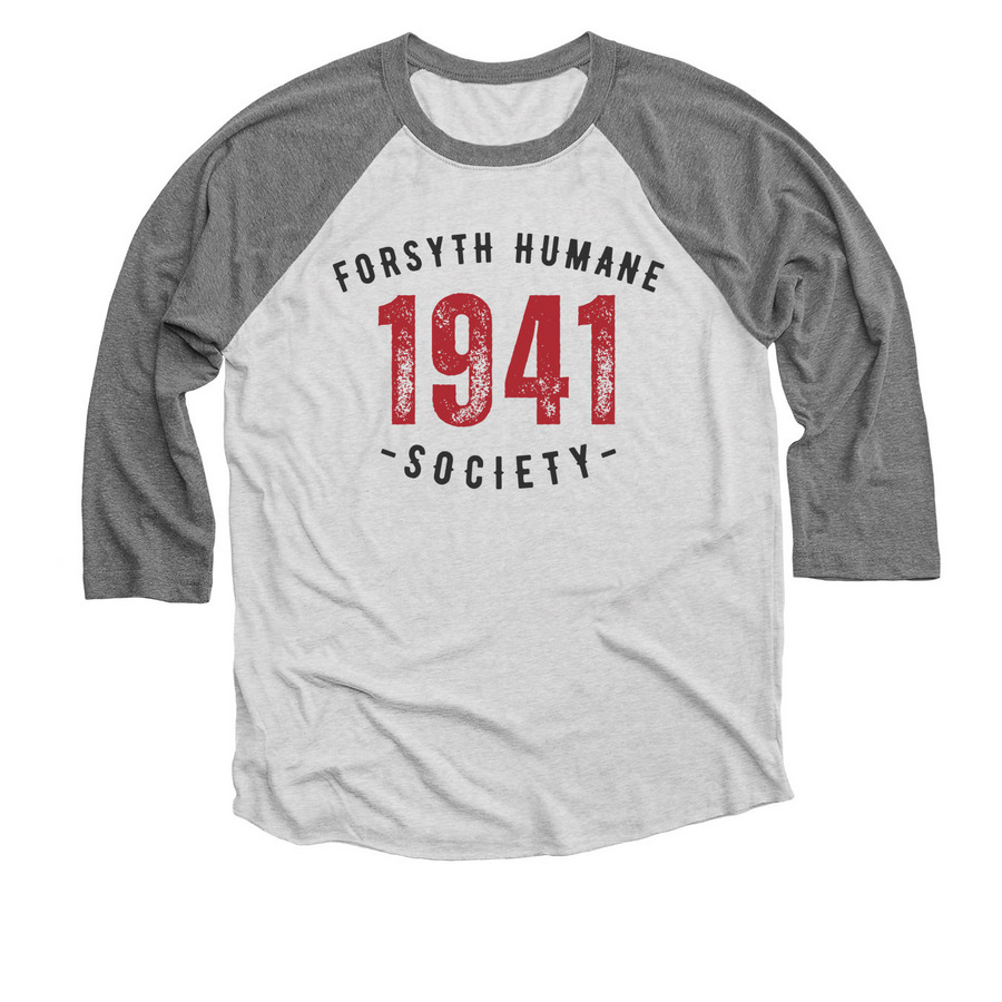 Vintage Style Tee, a Premium Heather and Heather White 3/4 Sleeve Baseball Tee