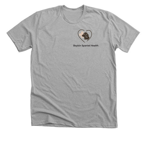 Boykin Spaniel Health T-Shirts, a Athletic Heather Premium Unisex Tee