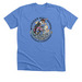 Michigan High School Steelhead Tournament - F, a Heather Columbia Blue Premium Unisex Tee