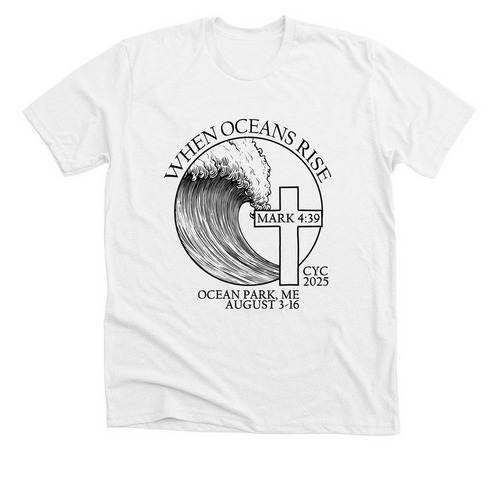 CYC 2025 Camp Shirt, a Solid White Blend Premium Unisex Tee