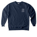 Team John Rush - Peace Love Autism ????, a True Navy Comfort Colors Crewneck Sweatshirt