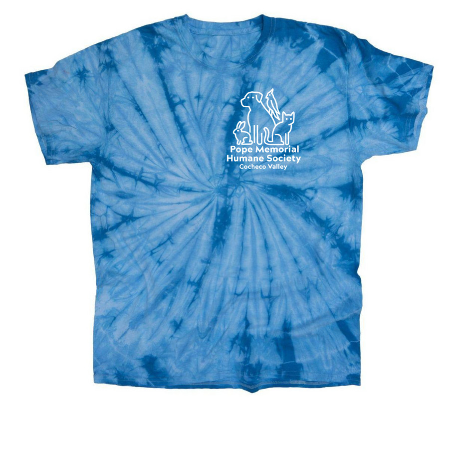 PMHS-CV Tie Dye, a Baby Blue Classic Tie Dye Tee