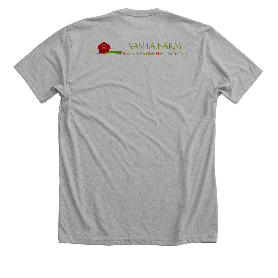 Vernon&nbsp;, a Athletic Heather Premium Unisex Tee (back-view)