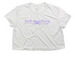 POA Cheerleading Bow Cropped Tee, a White Women?s Flowy Cropped Tee