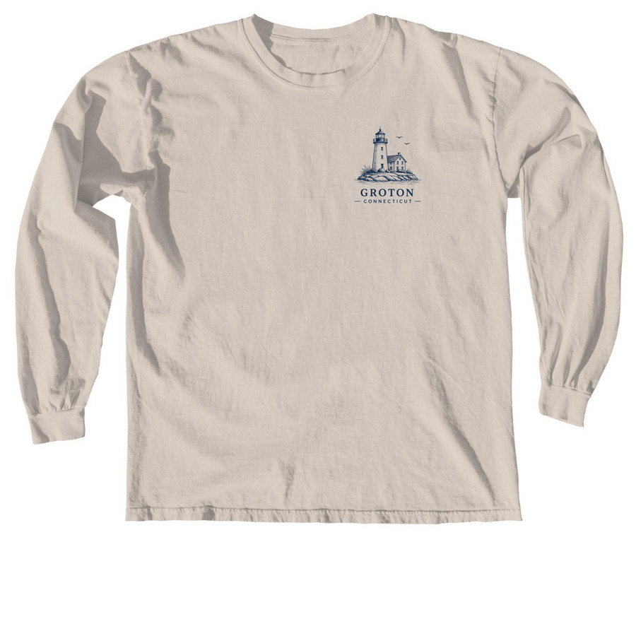 Groton, CT, a Ivory Comfort Colors Long Sleeve Tee