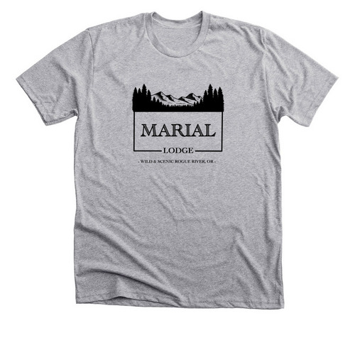 Marial Lodge Unisex Tee Shirt&nbsp;, a Athletic Heather Premium Unisex Tee