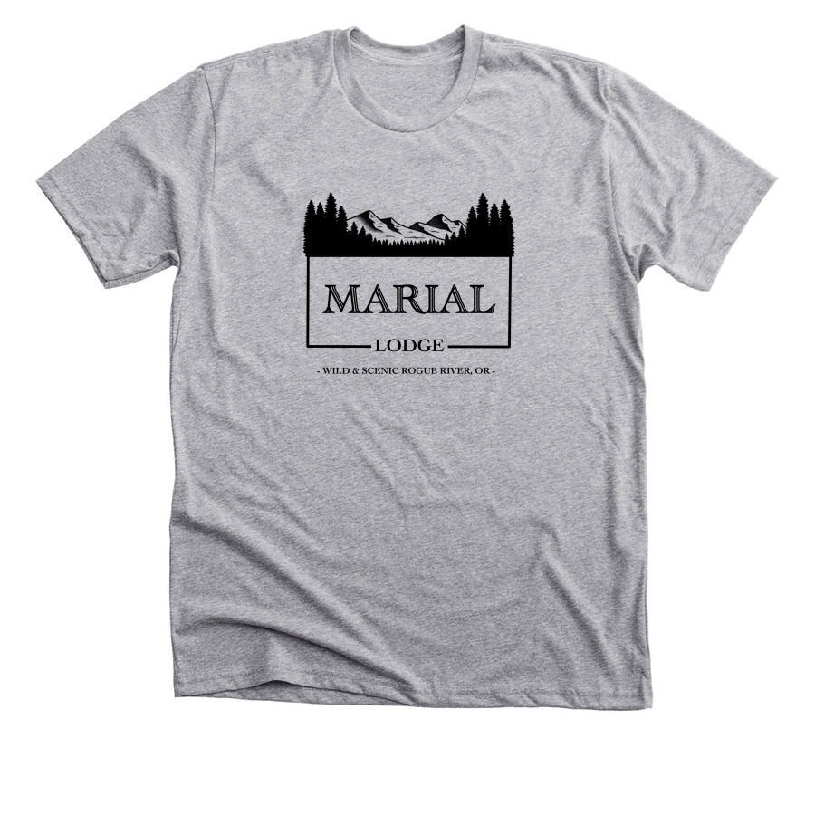 Marial Lodge Unisex Tee Shirt&nbsp;, a Athletic Heather Premium Unisex Tee