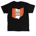 Orange Logo Tees, a Black Classic Unisex Tee