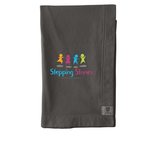 Stepping Stones Child Academy Blankets, a Pepper Comfort Colors Blanket
