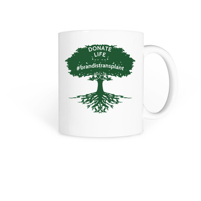 Donate Life, a White Coffee Mug