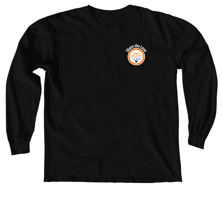 Icon MLB, Together in Navy & Black, a Black Comfort Colors Long Sleeve Tee