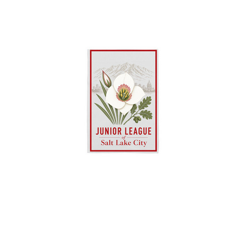JLSLC Sego Lily Line Garden Flag, a White 12" x 18" Yard Flag