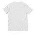 Humming on yucca, a Bright White Allmade Organic Cotton Unisex Tee (back-view)