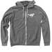 HOPE OF WYOMING, a Deep Heather Zip Up Hoodie