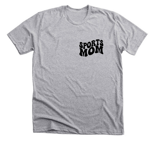 In My Sports Mom Era, a Athletic Heather Premium Unisex Tee