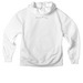 Quilled Dakota Florals, a White Premium Heavyweight Pullover Hoodie (back-view)