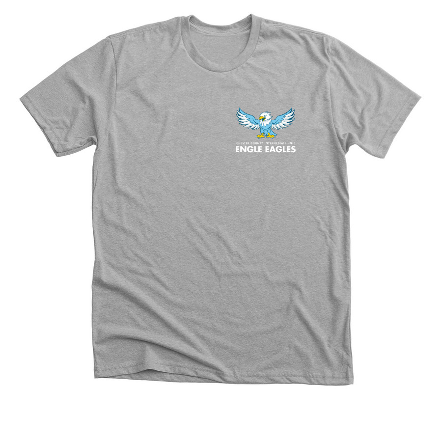 CCDC Engle, a Athletic Heather Premium Unisex Tee