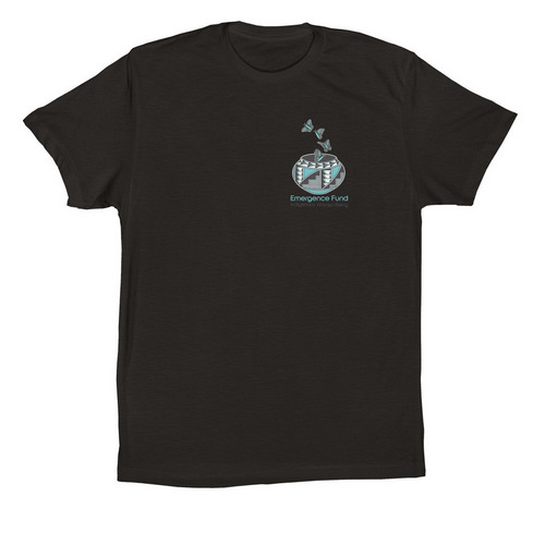 Emergence Fund, a Black Premium Cotton Tee
